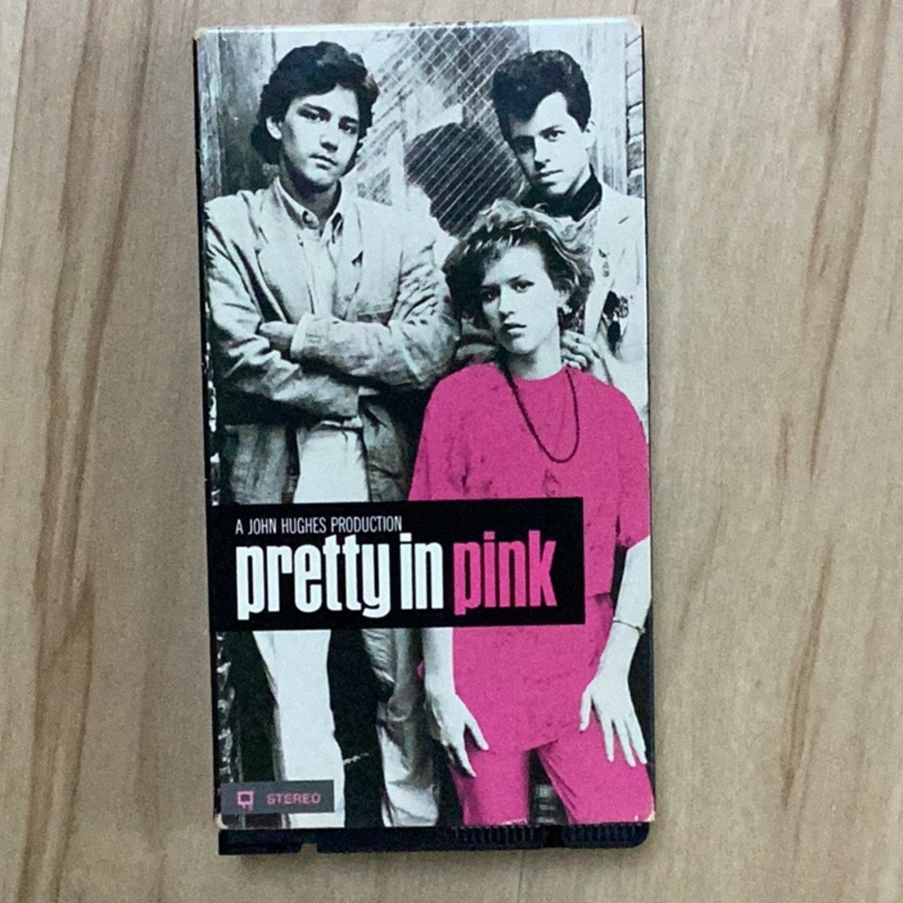 Vintage Retro 1986 Pretty In Pink VCR Video Tape
